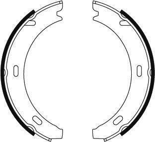 Alanko 302456 Parking brake shoes 302456