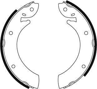 Alanko 302465 Brake shoe set 302465