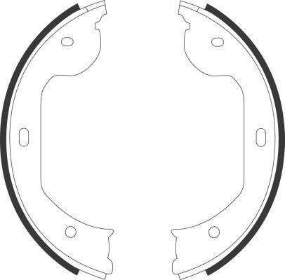 Alanko 302534 Parking brake shoes 302534