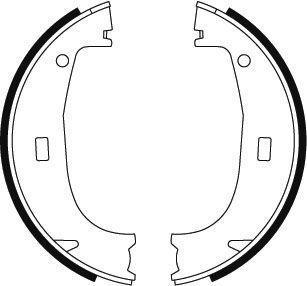 Alanko 302536 Parking brake shoes 302536