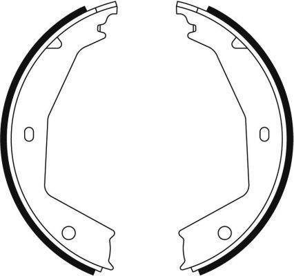 Alanko 302558 Parking brake shoes 302558