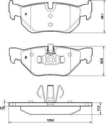 Alanko 300491 Brake Pad Set, disc brake 300491