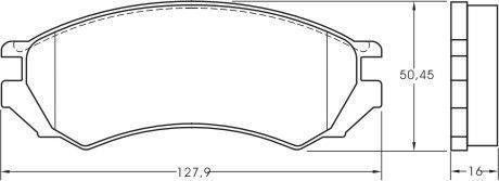 Alanko 300549 Brake Pad Set, disc brake 300549