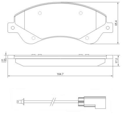 Alanko 300301 Brake Pad Set, disc brake 300301