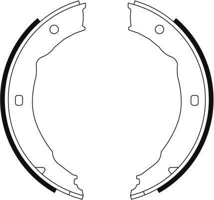 Alanko 302563 Parking brake shoes 302563