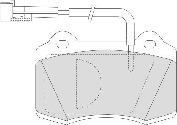 Alanko 300773 Brake Pad Set, disc brake 300773