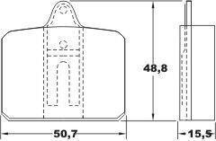 Alanko 300267 Brake Pad Set, disc brake 300267