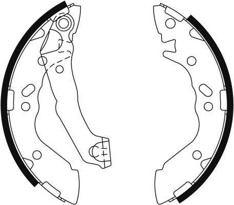 Alanko 302678 Brake shoe set 302678