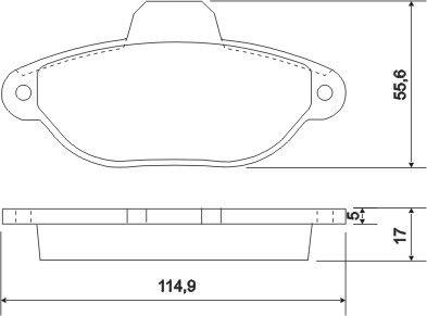 Alanko 300900 Brake Pad Set, disc brake 300900