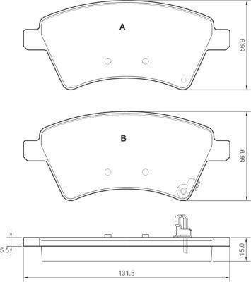 Alanko 300946 Brake Pad Set, disc brake 300946