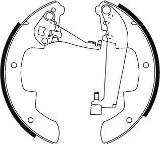 Alanko 302718 Brake shoe set 302718