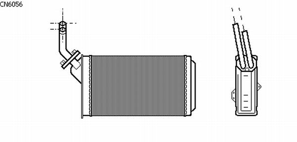 Alanko 540088 Heat exchanger, interior heating 540088