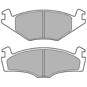 Delphi LP0979 Brake pad set LP0979 LP0979 Delphi Brake pad set