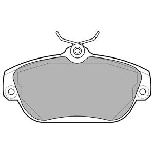 Disc brake pad set Volvo 960: LP0919 Delphi Brake pad set