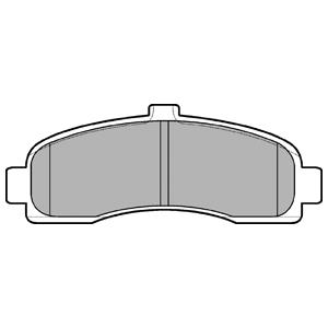 Brake pad kit Cadillac Deville: LP0779 Delphi Brake pad set