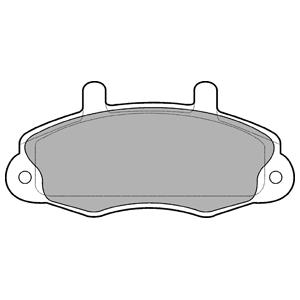 Delphi LP0766 Brake Pad Set, disc brake LP0766