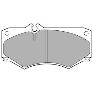 Delphi LP0468 Brake Pad Set, disc brake LP0468