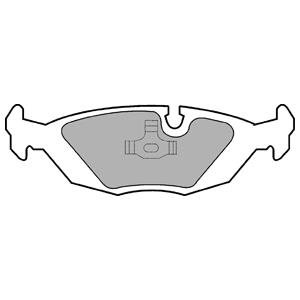 LP0442 Delphi Brake pad set