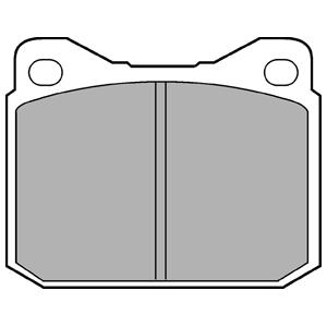 Delphi LP0117 Brake Pad Set, disc brake LP0117