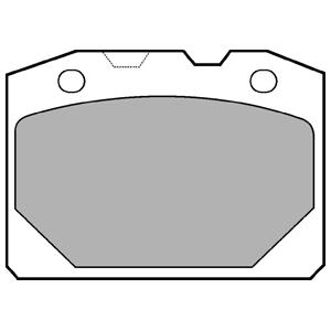 Delphi LP0092 Brake Pad Set, disc brake LP0092