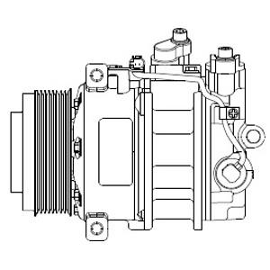 Delphi CS20378 Compressor CS20378