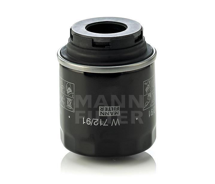 Mann-Filter W 712/91 Oil Filter W71291