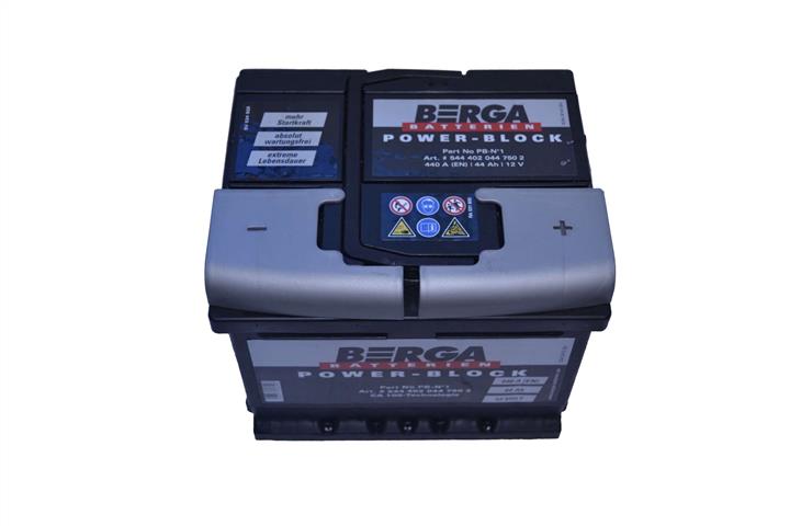 Berga 5444020447502 Battery Berga 12V 44AH 440A(EN) R+ 5444020447502