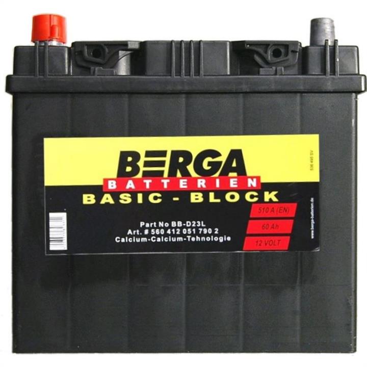 Berga 5604130517902 Battery Berga 12V 60AH 510A(EN) L+ 5604130517902