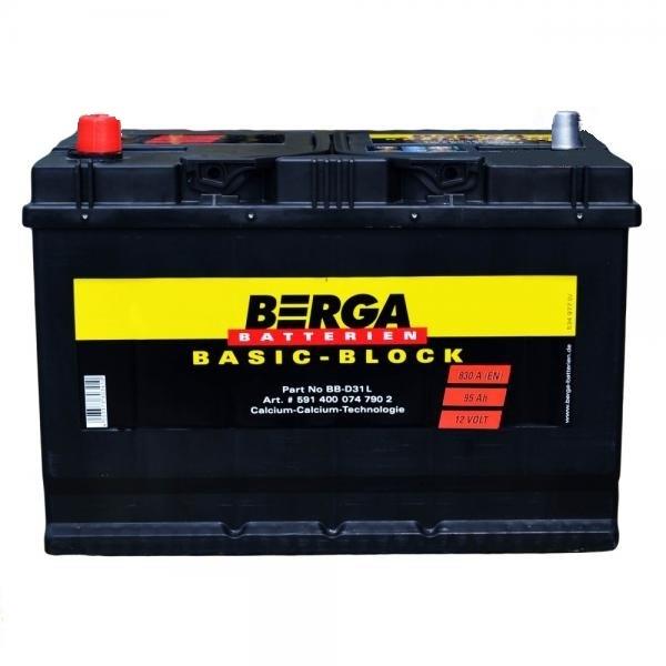 Berga 5954050837902 Battery Berga 12V 95AH 830A(EN) L+ 5954050837902