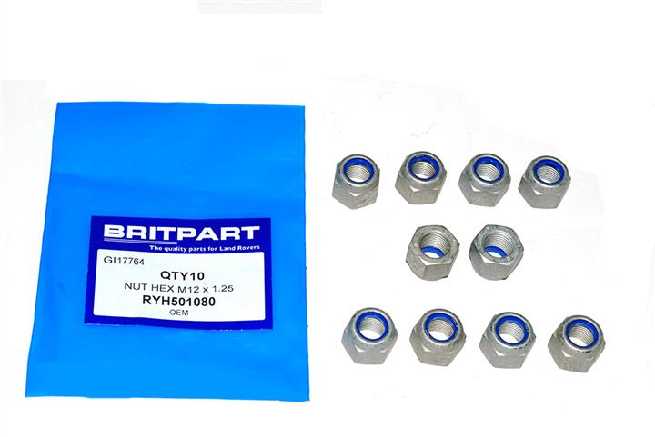 Britpart RYH501080 Nut RYH501080