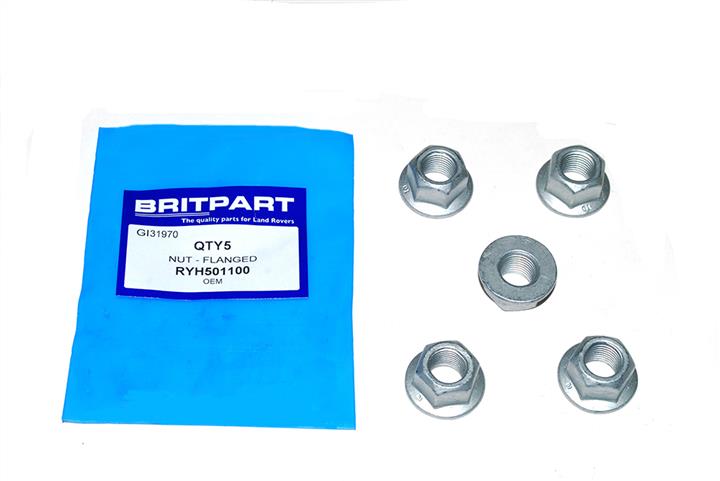 Britpart RYH501100 Nut RYH501100