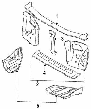 53020AA030 Subaru Front panel