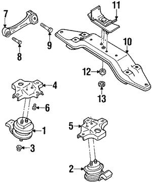 41022PA000 Subaru Engine mount