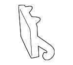 57731AJ70A Subaru Front bumper trim