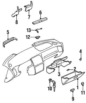 66512AC010 Subaru Clip