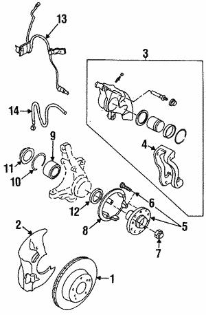 Flexible brake hose Subaru Legacy: 26550AC070 Subaru Brake Hose