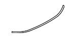 91713SG000 Subaru Molding