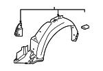 59110FE062 Subaru Inner wing panel