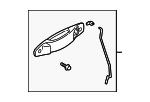 Door handle Subaru Forester: 62410FC010NN Subaru Handle, Outside