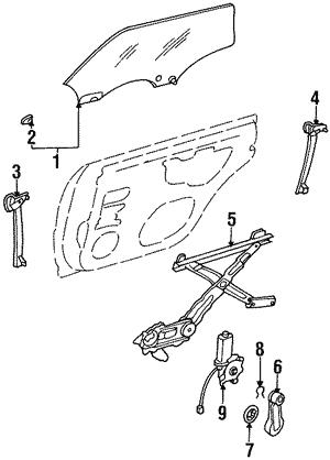 63112AC010 Subaru Window Regulator