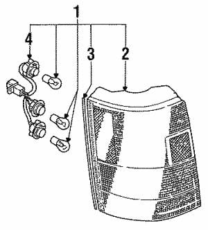 84912AA150 Subaru Combination Rearlight