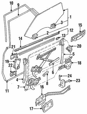 60122GA140 Subaru Clip