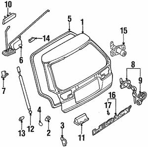 60320AC001 Subaru Door lock