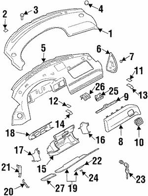 66067PA010 Subaru Holder, dryer