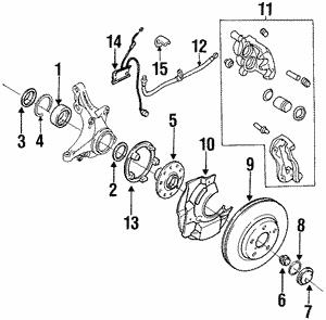 28015PA000 Subaru Oil seal