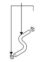 Car coolant hose Subaru: 34611SA000 Subaru Coolant hose