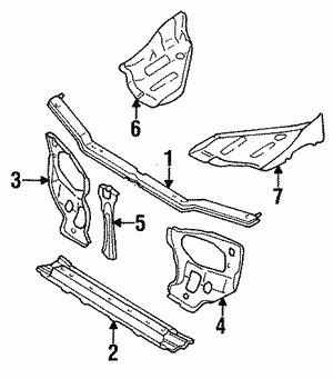 53060AC000 Subaru Support, bumper