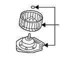72223SA020 Subaru Blower motor