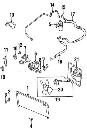 Car radiator fan Subaru Legacy Outback: 73310AC000 Subaru Hub, engine cooling fan wheel