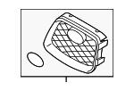 Bumper mesh Subaru Impreza: 91121FE231VW Subaru Grille radiator